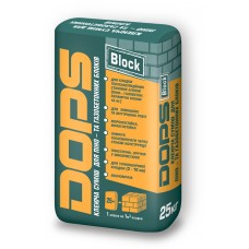 Dops Block Клейова суміш для піно- та газобетонних блоків 25кг