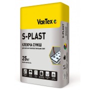 VarTex S-PLAST Клеюча суміш для теплоізоляції фасадів (приклеювання пінопласту), 25 кг
