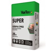 VarTex SUPER Універсальний еластичний клей для плитки, керамограніту та каменю 25кг